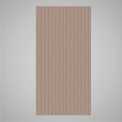 Self-adhesive Acoustic Felt Panel Slatted 9 mm / Free Shipping-PET Felt Acoustic Panels-WallpanelsPRO-Rustick Greige-Wall Panels Pro