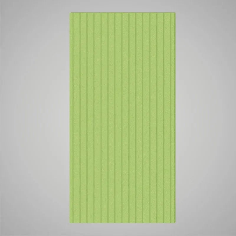 Self-adhesive Acoustic Felt Panel Slatted 9 mm / Free Shipping-PET Felt Acoustic Panels-WallpanelsPRO-Salad Green-Wall Panels Pro