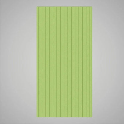 Self-adhesive Acoustic Felt Panel Slatted 9 mm / Free Shipping-PET Felt Acoustic Panels-WallpanelsPRO-Salad Green-Wall Panels Pro
