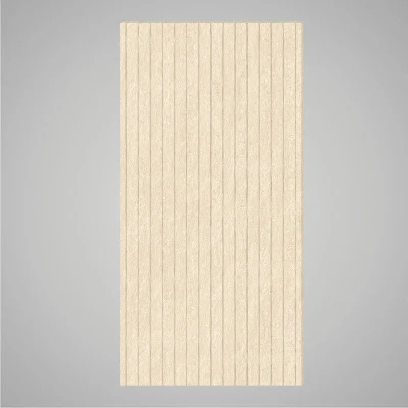 Self-adhesive Acoustic Felt Panel Slatted 9 mm / Free Shipping-PET Felt Acoustic Panels-WallpanelsPRO-Sand-Wall Panels Pro