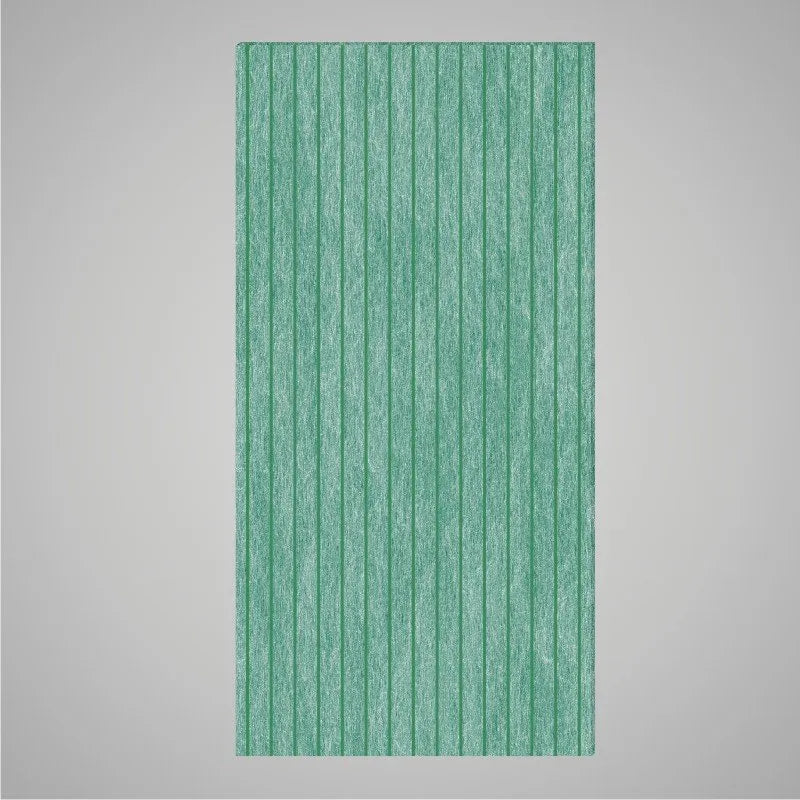 Self-adhesive Acoustic Felt Panel Slatted 9 mm / Free Shipping-PET Felt Acoustic Panels-WallpanelsPRO-Tropical Sea Green-Wall Panels Pro