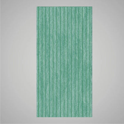 Self-adhesive Acoustic Felt Panel Slatted 9 mm / Free Shipping-PET Felt Acoustic Panels-WallpanelsPRO-Tropical Sea Green-Wall Panels Pro