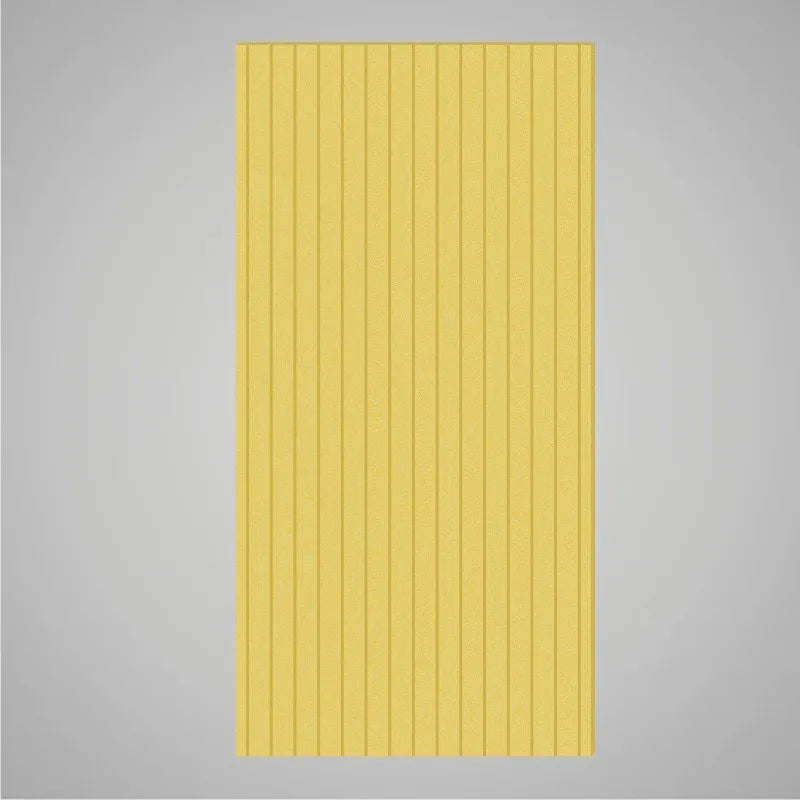Self-adhesive Acoustic Felt Panel Slatted 9 mm / Free Shipping-PET Felt Acoustic Panels-WallpanelsPRO-Yellow-Wall Panels Pro