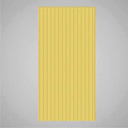 Self-adhesive Acoustic Felt Panel Slatted 9 mm / Free Shipping-PET Felt Acoustic Panels-WallpanelsPRO-Yellow-Wall Panels Pro