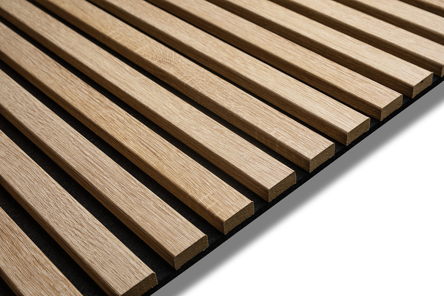 Sonoma Oak PVC Slat Acoustic Panel