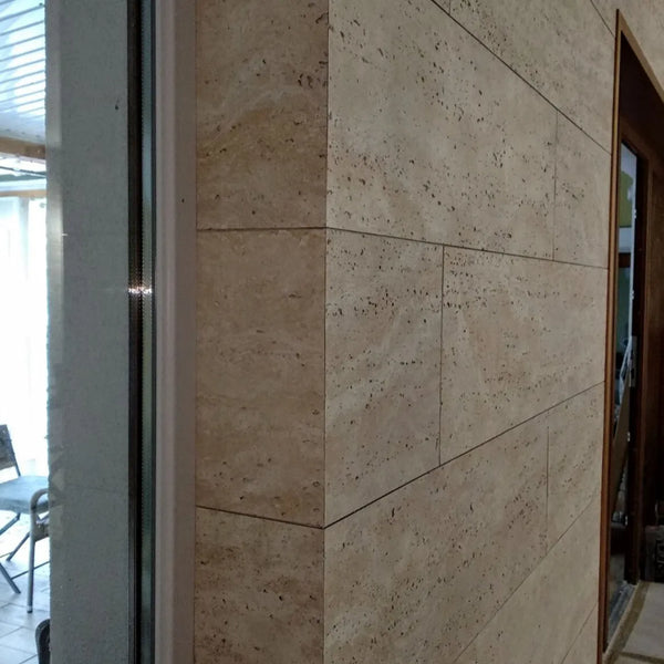 Travertine installation