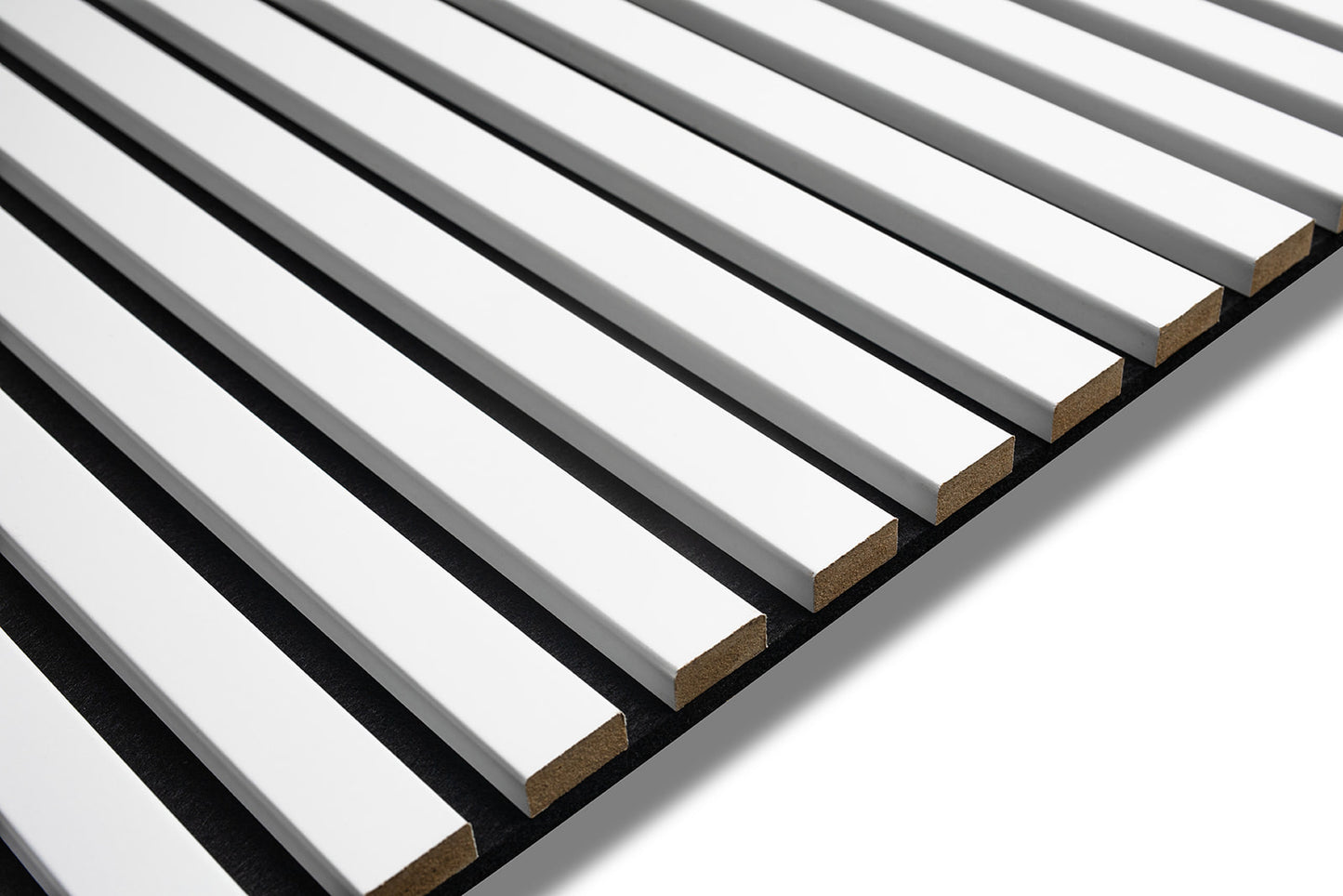 White Moon PVC Slat Acoustic Panel