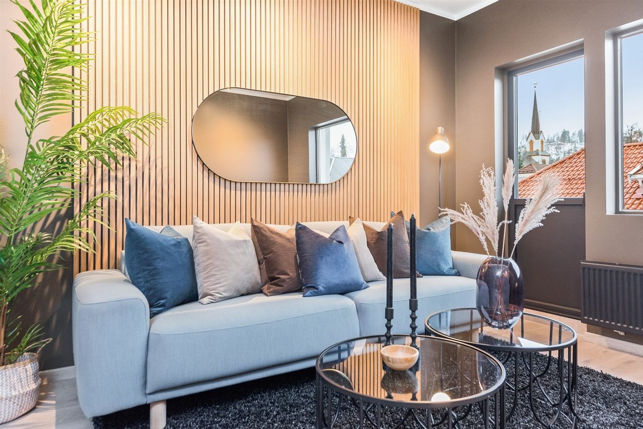 Black Ash Barcode Wood Slat panel