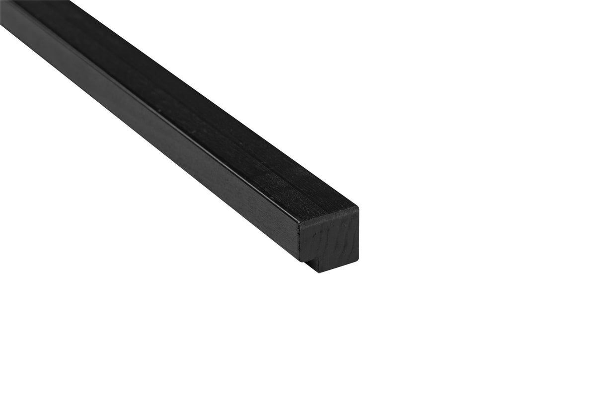 Anthracite end moulding, single piece