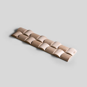 Rubato decorative wood wall panel, reclaimed 3D wood cladding for interior feature walls