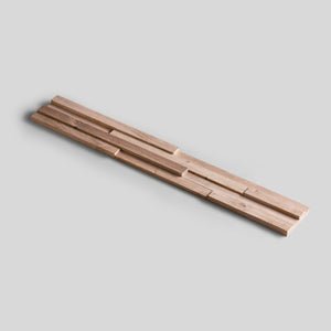Correctus decorative wood wall panel, reclaimed 3D wood cladding for interior feature walls