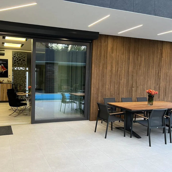 Wood look installation